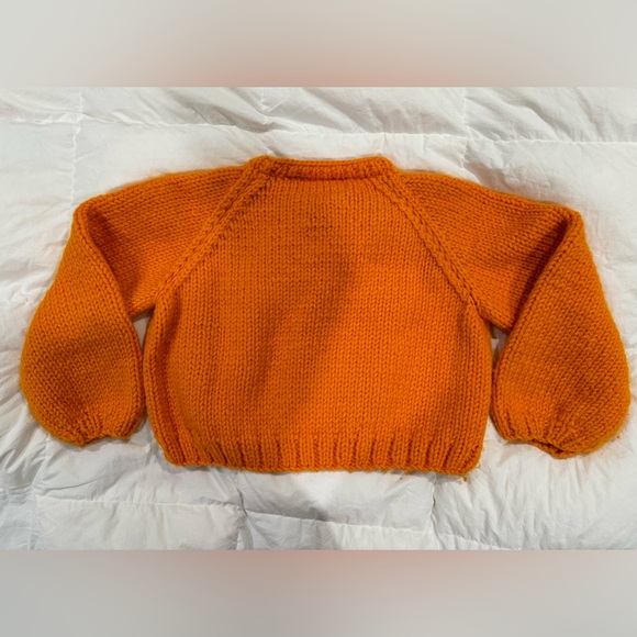 GOGO Sweaters wool Marigold/snow heart pullover - Picture 3 of 5